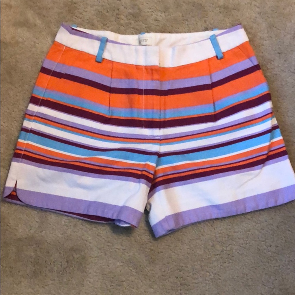 J. Crew striped shorts